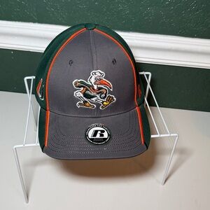 NEW-Russell Miami Hurricanes Cap Hat Adjustable Strap UM Canes NCAA Mascot